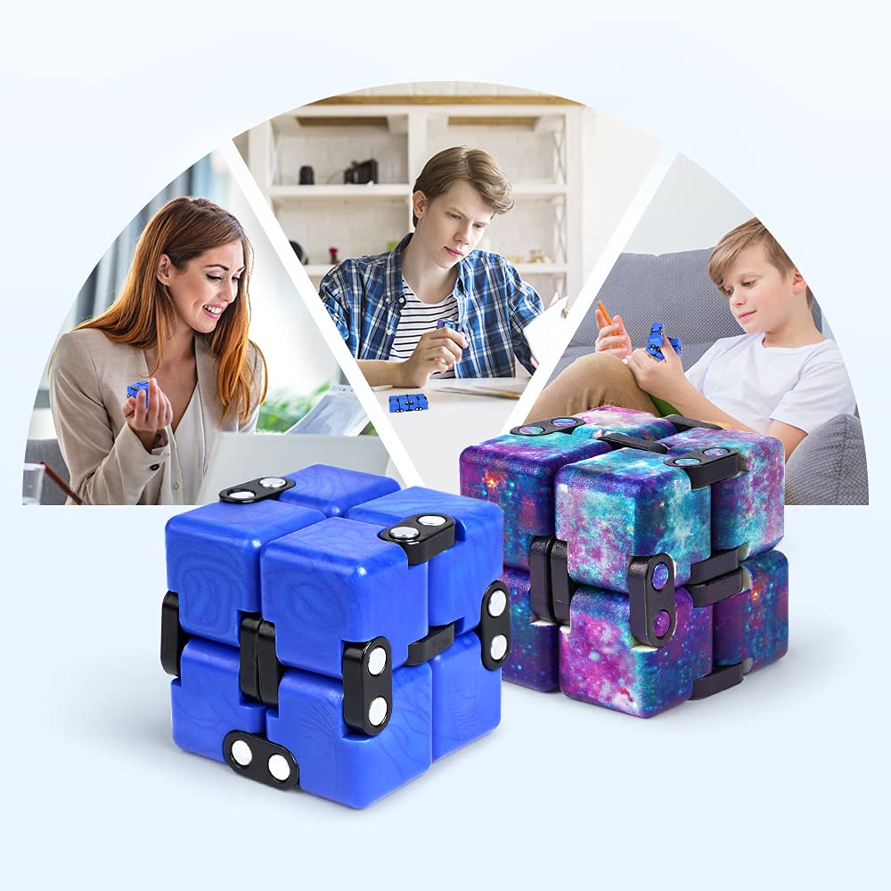 Amazon | VATOS 無限キューブ フィジェットトイ - 2パック フィ